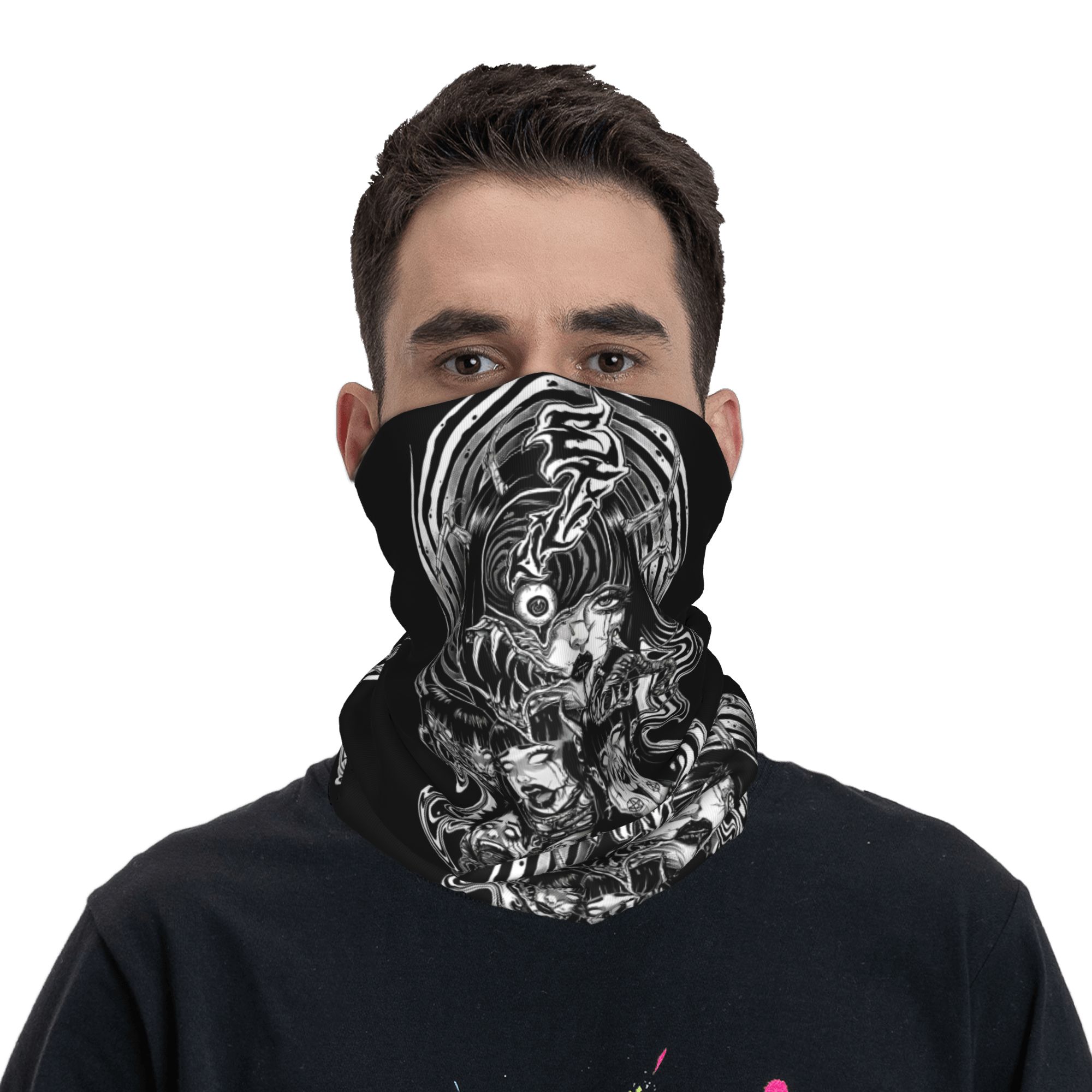Neck Warmer Tube - 일본 공포 애니메이션 준지 이토 겨울