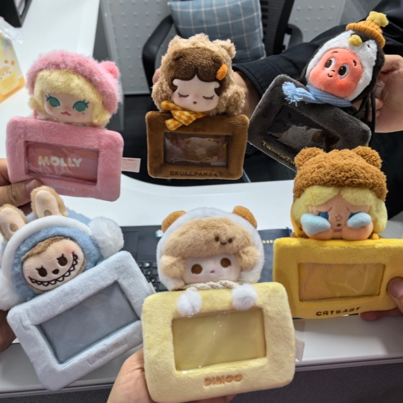 Lanyard Badge Holder - 팝마트 라부부 디무 플러시 카드 홀더