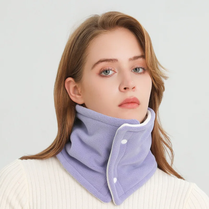 Infinity Scarf Knit - 남녀공용 플러시 두꺼운 목 스카프, 겨울