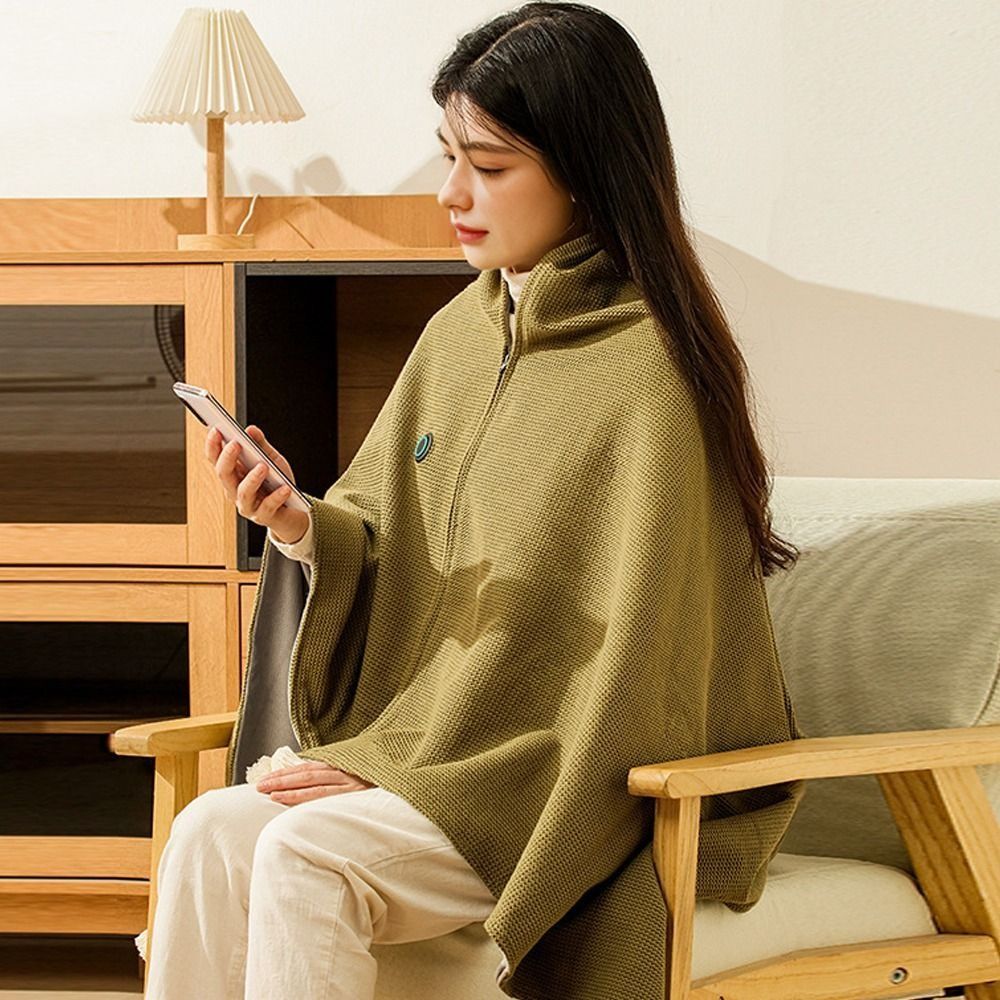 패션 웨어러블 USB 전기 가열 담요 3단계 온도 조절 - Woven Scarf Blanket 리뷰 및 가격
