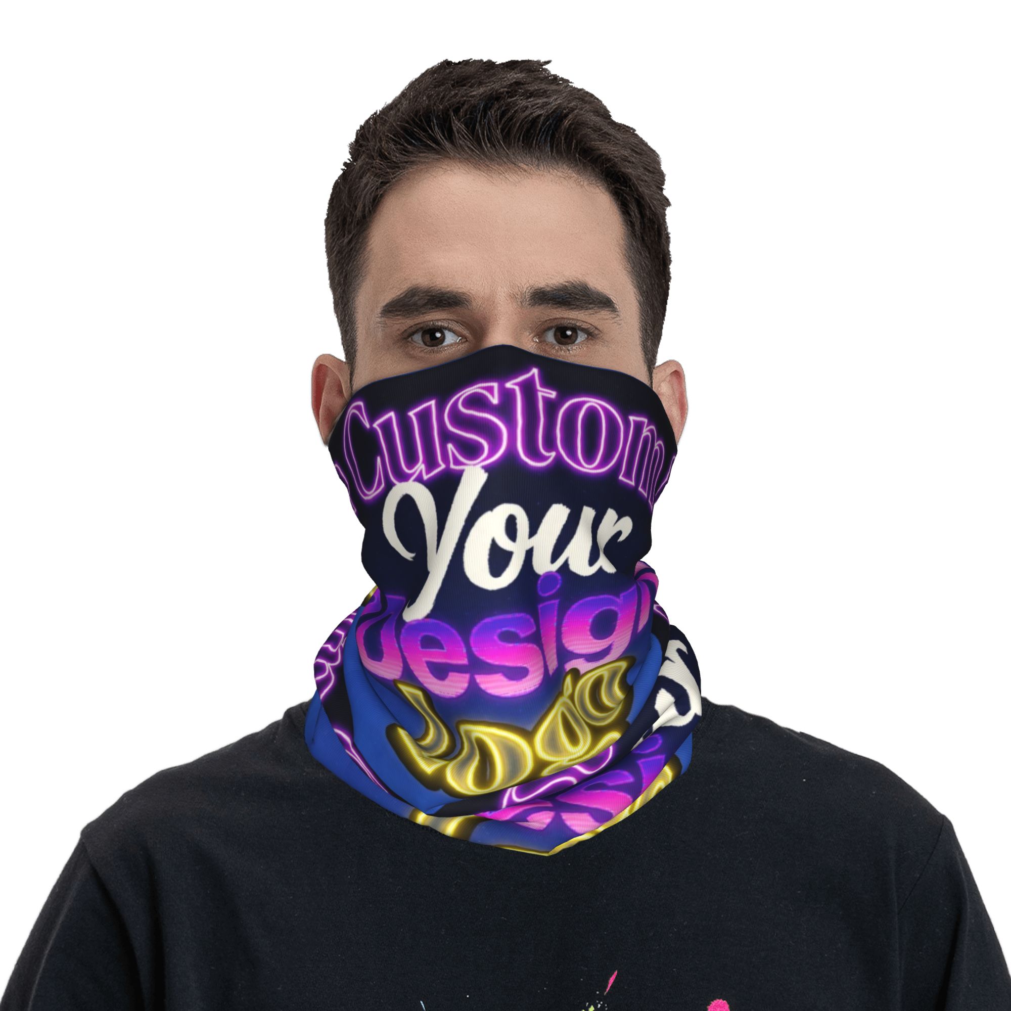 맞춤형 디자인 로고 반다나 넥워머 여성 남성 겨울 스키 - Neck Warmer Tube 리뷰 및 가격