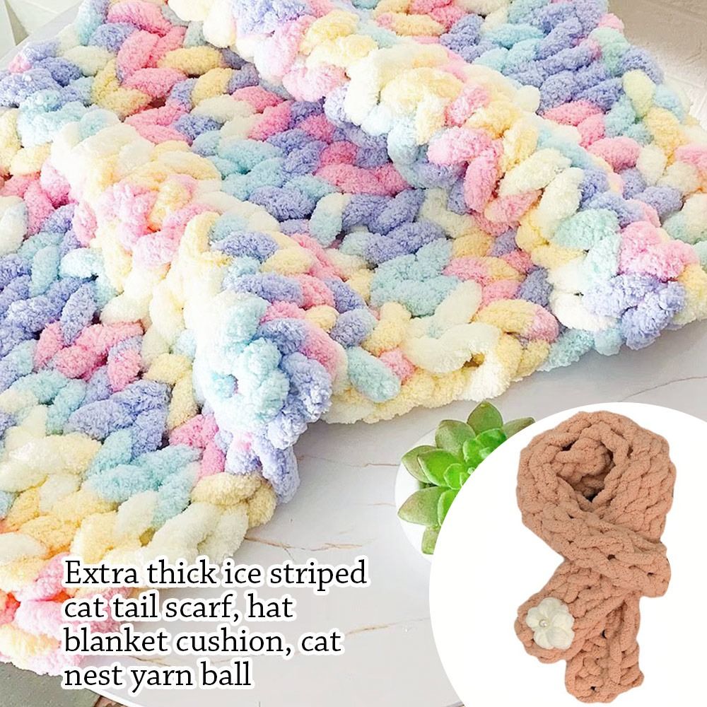 뜨개질 및 크로 셰 뜨개질 담요 쿠션 청키 두꺼운 라인 - Woven Scarf Blanket 리뷰 및 가격