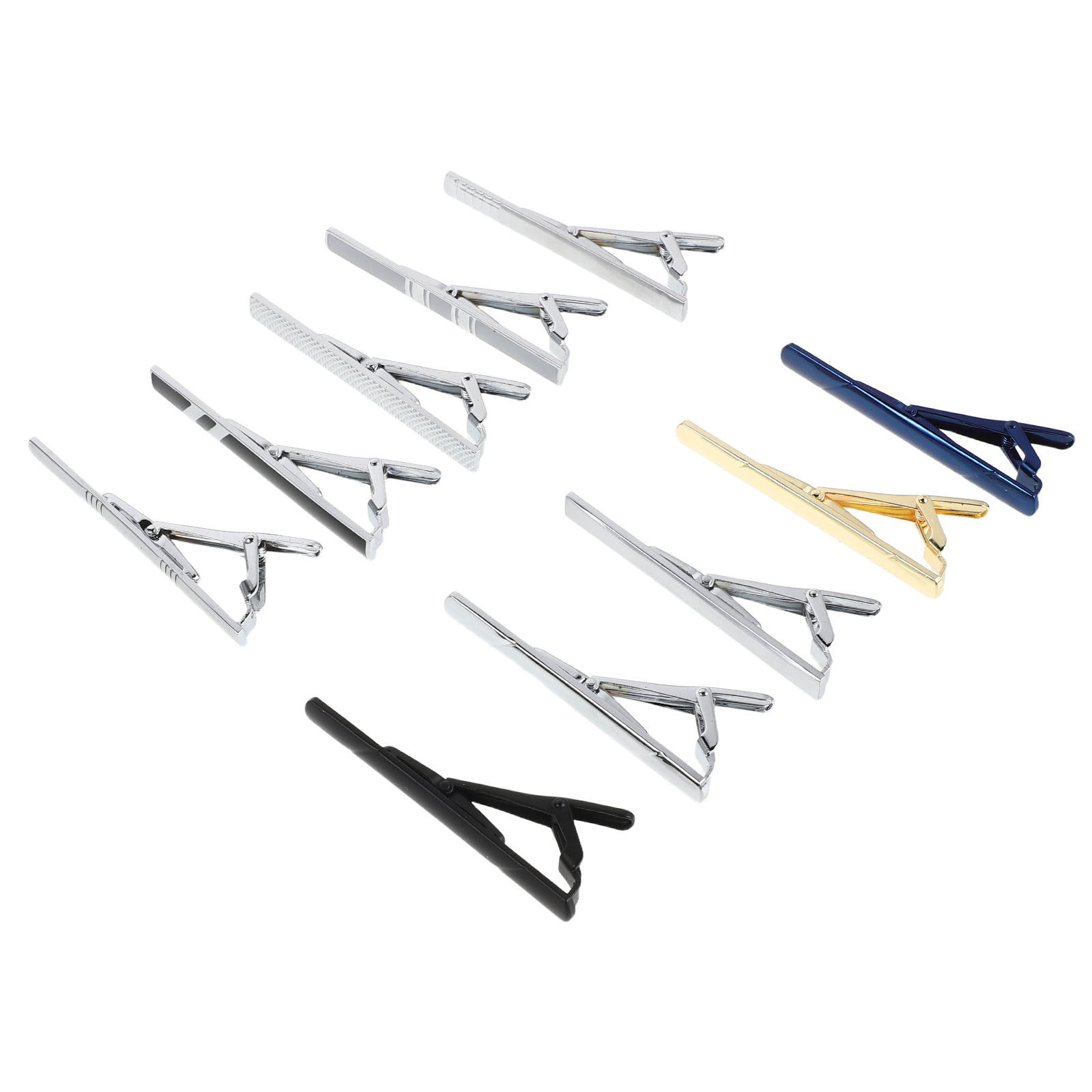 10개입 넥타이 클립 세트 우아한 구리 금속 넥타이 바 - Tie Bar Set Gift 리뷰 및 가격