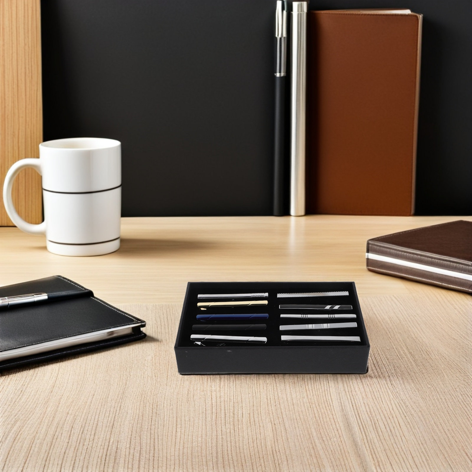 10개입 넥타이 클립 세트 우아한 구리 금속 넥타이 바 - Tie Bar Set Gift 리뷰 및 가격