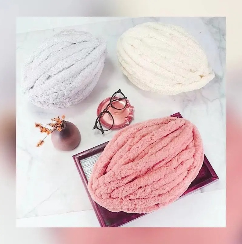 DIY 벨벳 두꺼운 실 담요 손뜨개질 대형 청키 셔닐  - Woven Scarf Blanket 리뷰 및 가격