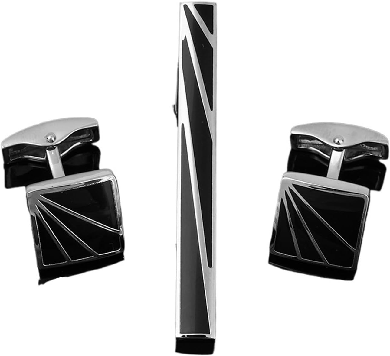 2세트, 남성용 넥타이 클립 커프링크스 세트 셔츠 액세 - Tie Bar Set Gift 리뷰 및 가격