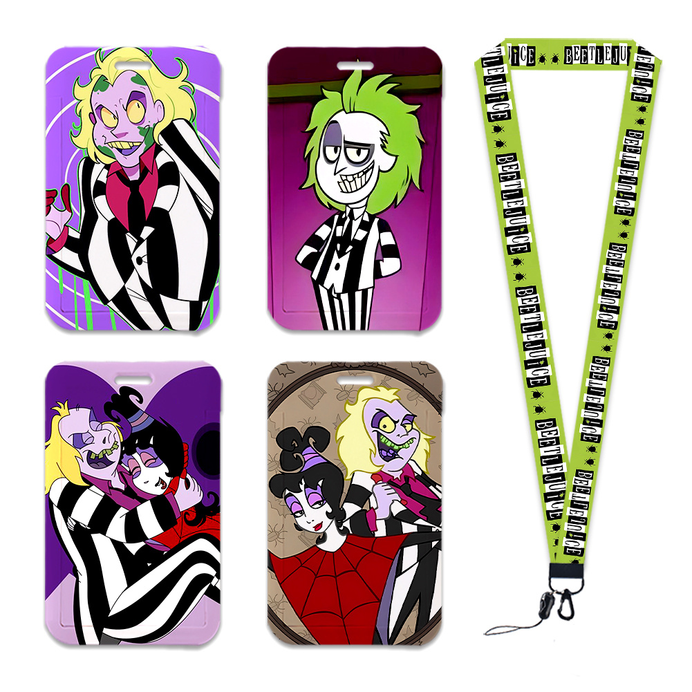 만화 공포 영화 ID 카드 홀더 끈 목걸이 작업 카드  - Lanyard Badge Holder 리뷰 및 가격