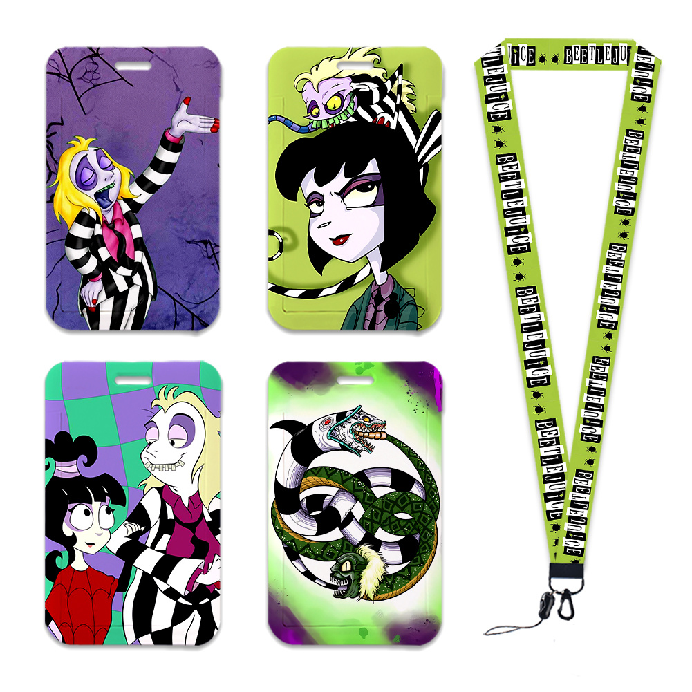 만화 공포 영화 ID 카드 홀더 끈 목걸이 작업 카드  - Lanyard Badge Holder 리뷰 및 가격